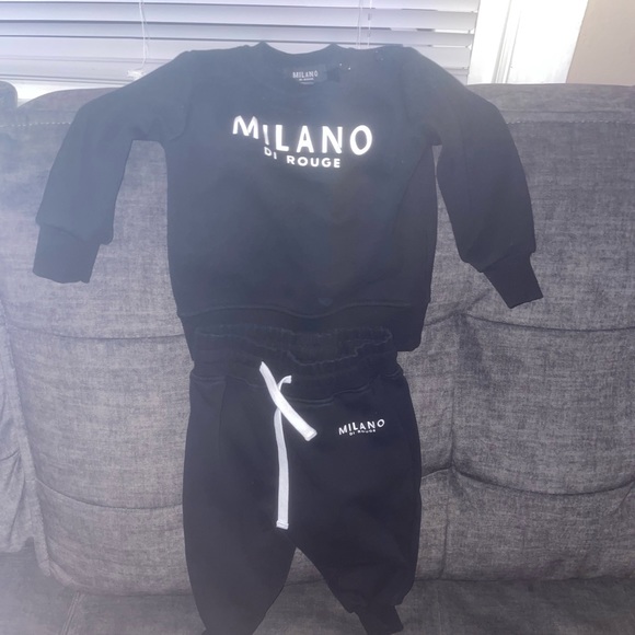 Milano sweatsuit in black 18-24months - Picture 7 of 7